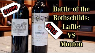 BATTLE OF THE ROTHSCHILDS LAFITE VS MOUTON  an inside look into the Mouton winery [upl. by Truscott]