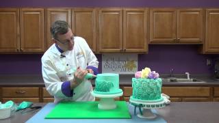 How To Pipe Buttercream Rosettes  Global Sugar Art [upl. by Mcmillan]