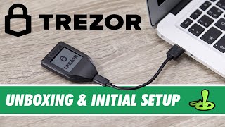 Trezor Model T  Unboxing Initial Setup amp Review [upl. by Folberth104]