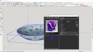 VRay for SketchUp  Curvature map [upl. by Lesig]