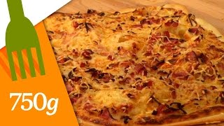 Recette de Flammekueche ou Tarte flambée  750g [upl. by Iene]