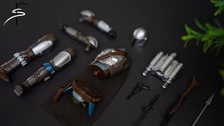 112 The Mandalorian Beskar Armor Silver Coating Ver  Star Wars  ASMR  Speed build [upl. by Akinod583]