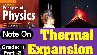 Thermal Expansion note 11  physics Note 11 [upl. by Demb]