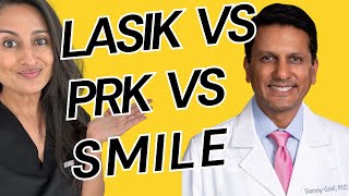 Surgeons Explain Types Of Laser Eye Surgery LASIK PRK vs SMILE Eye Surgery ICL Lens Exchange [upl. by Anyalram]