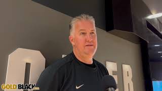 Pre Maui Invitational — Purdue coach Matt Painter [upl. by Aliuqahs]