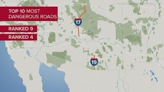 Two Arizona highways rank among the most dangerous in the US [upl. by Refeinnej]