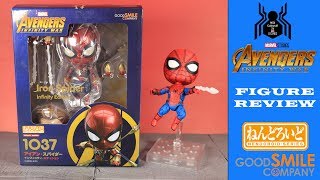 Nendoroid IRON SPIDER Spider Man Avengers Infinity War Figure Review [upl. by Haeluj]