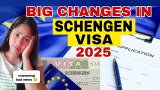 SCHENGEN VISA changes in 2025 UPDATE [upl. by Walburga479]