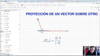 Proyección de un vector sobre otro [upl. by Florance266]