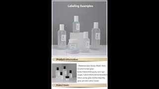 BO805Ready stock lotion pump frosted glass bottlesglass jars and carton boxespacking materials [upl. by Ettennod260]