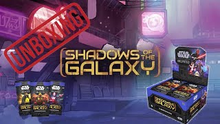 Star Wars Unlimited Shadows of the Galaxy Unboxing  Is The Force With Us [upl. by Colson797]