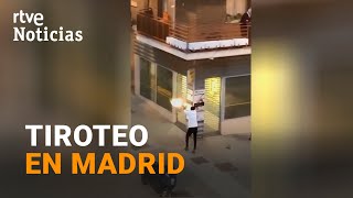 TIROTEO en plena calle en MADRID por un presunto CHOQUE de BANDAS latinas I RTVE Noticias [upl. by Tiny381]