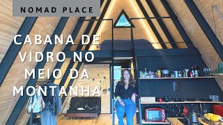 CABANA DE VIDRO NO MEIO DA MOTANHA  UM AIRBNB DOS SONHOS [upl. by Aryt]