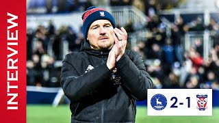 💬 Post Match Interview  Neal Ardley  Hartlepool United [upl. by Rees]