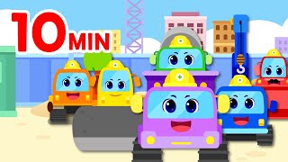 Construction Vehicle Compilation👷🏼🦺🎵 Nursery Rhymes  Vehicle Songs for Kids  Lotty Friends [upl. by Eicyaj497]