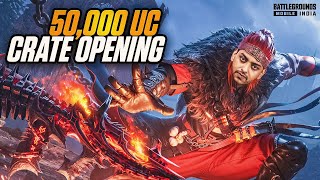 50000 UC CRATE OPENING  BGMI WITH AMAN  Road to 1 Million [upl. by Holofernes]