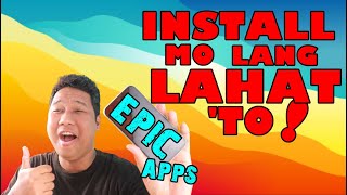 INSTALL MO LAHAT TO SA PHONE MO  Lite Epic Apps Batch 2 [upl. by Zashin]