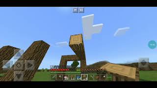 CONSTRUINDO A PRIMEIRA CASA DO MINECRAFT SURVIVALCRAFT3 [upl. by Axe156]