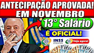 URGENTE ✅1ª Parcela do 13º SALÁRIO 2025 em NOVEMBRO  Calendário Completo [upl. by Salahcin]