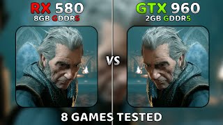 GTX 960 2GB vs RX 580 8GB in 2014 to 2023🔥  Worth Upgrading 960 2G to 580 8G [upl. by Arahsak617]