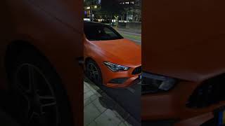 Oranje Mercedes MercedesBenz CLA 2020 Hybride118 kw 180 pk 1332 cc 240 kmu 100 km in 68 s [upl. by Ilac913]