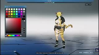 PSO2 NGS Character Creation Tutorial Jager Weretiger Mia [upl. by Veleda]