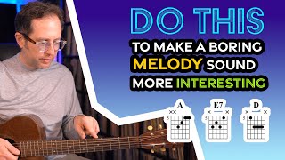 Do THIS to make a boring melody sound more interesting Tips for improvising a guitar melody  EP497 [upl. by Lustig]