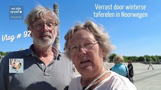 Vlog 92 Verrast door winterse taferelen in Noorwegen [upl. by Nnylasor]