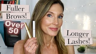 Thicker Brows  Longer Lashes Over 50 My Favorite Serums [upl. by Cyn]