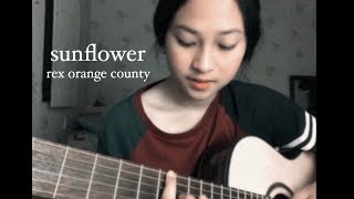 sunflower  rex orange county I cover raissa anggiani [upl. by Nitaf]