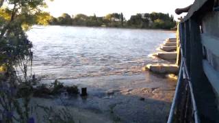 Waimakariri river surge  flash flooding Christchurch New Zealand [upl. by Lonier695]