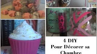 4 DIY Pour Décorer sa Chambre [upl. by Crescentia56]