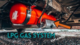 CAMPERVAN LPG GAS SYSTEM EXPLAINED Costs amp more  Peugeot Boxer Van Conversion  Ram Promaster [upl. by Obed]