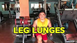 SUPERSET LEG WORKOUT AT GYM [upl. by Annunciata435]