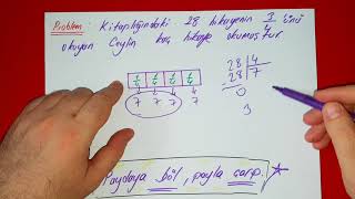 4 Sınıf Matematik Bir Çokluğun Belirtilen Basit Kesir Kadarını Bulma [upl. by Eiclud555]