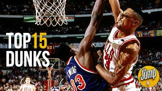 Top 15 Most Memorable NBA Dunks of AllTime  The Jump [upl. by Tillion]