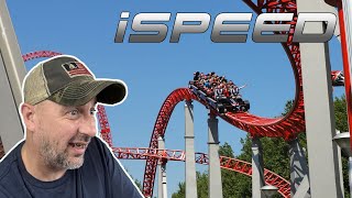 Can I Handle iSpeed Reacting to This LightningFast Ride at Mirabilandia [upl. by Ayim]