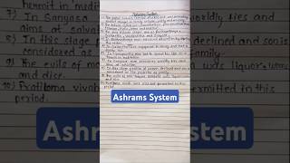 Ashrams System Essay In 10 Lines ashramssystemmintossmood [upl. by Zeta596]