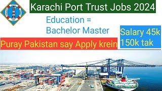 Karachi port trust jobs kpt apprenticeship program  KPT JOB [upl. by Nauaj97]