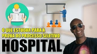 CONTEÚDOS MAIS COBRADOS EM PROVAS DE PROCESSO SELETIVO EM HOSPITAIS [upl. by Aciemaj]