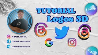 Logos 3D en Canva [upl. by Asela]