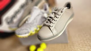 ADIDAS GOTO SPIKELESS 1 GOLF SHOES VS CODECHAOS 22 BOA [upl. by Burtis]