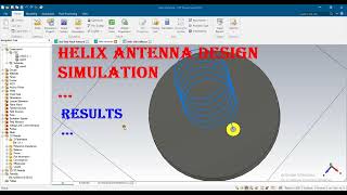 helix antenna in cst [upl. by Petronille]