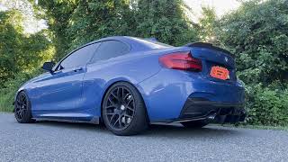 Hear the exhaust Modded M240i Vs Stock Z4 M40i [upl. by Ilac]