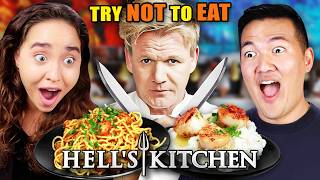 Try Not To Eat  Hells Kitchen 3 Spaghetti amp Lobster Smoked Enchiladas Raj’s Pizza [upl. by Nabois56]