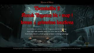 Vermintide 2  A Mission of Mercy tomes amp grimoires locations [upl. by Keese982]