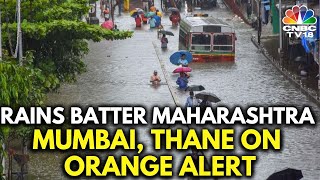 Heavy Rains In Parts Of Maharashtra Mumbai Suffers Waterlogging  Mumbai Rain News  N18V [upl. by Asiel]