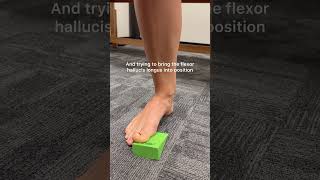 Flexor Hallucis Longus Isometric FunctionalRangeConditioning GaitCycle Running [upl. by Offen]