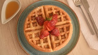 ¿Cómo hacer WAFFLES ¡Receta PASO a PASO [upl. by Gabby153]