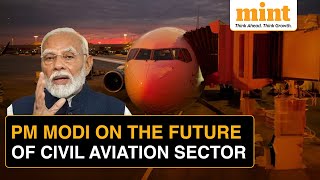 Why Airlines Ordered 1200 Aircrafts PM Modi on Indian Aviation Sector Growth and Future [upl. by Aicined953]